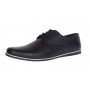 Pantofi barbati casual din piele naturala - Model Negru 880NBOX
